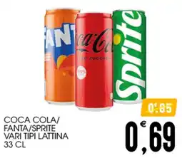 SpesAmica Coca Cola/Fanta/Sprite offerta