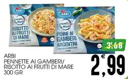 SpesAmica Arbi pennette ai gamberi/risotto ai frutti di mare offerta