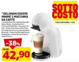 DPiù Delonghi macchina da caffè offerta