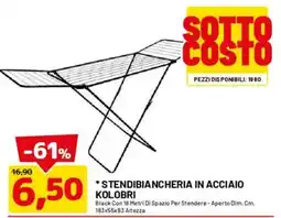 DPiù Stendibiancheria in acciaio Kolobri offerta