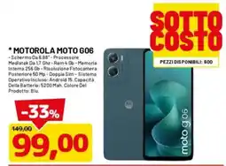 DPiù Motorola Moto G06 offerta