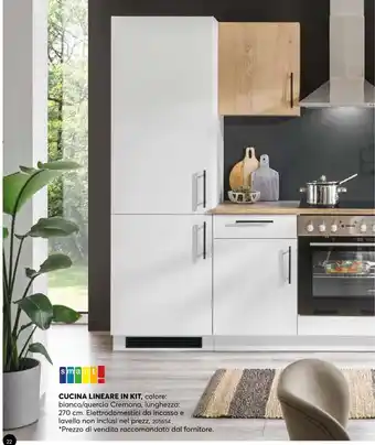Cucina lineare in kit smart