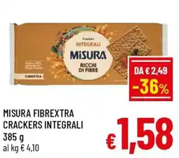 Famila Market Misura Fibrextra Crackers Integrali offerta