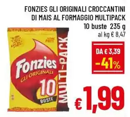 Famila Market Fonzies gli originali croccantini di mais al formaggio offerta
