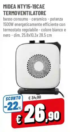DPiù Midea termoventilatore offerta