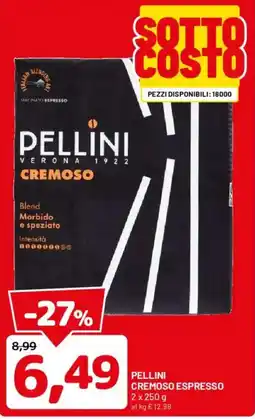 DPiù Pellini Cremoso Espresso offerta