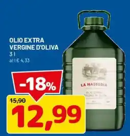 DPiù Olio extra vergine d'oliva La Masseria offerta