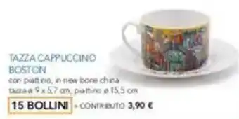 DPiù Tazza cappuccino Boston offerta