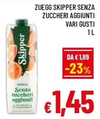 Zuegg Skipper senza zuccheri aggiunti