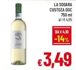 Famila Market La Sogara Custoza DOC offerta