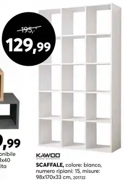 Dipo Arredamenti Scaffale Kawoo offerta