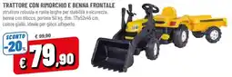 DPiù Trattore con rimorchio e benna frontale offerta