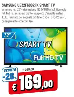 DPiù Samsung UE32F6002FK Smart TV offerta