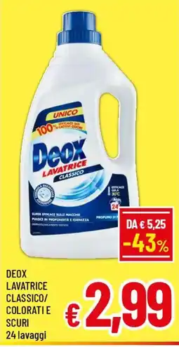 Famila Market Deox lavatrice classico offerta