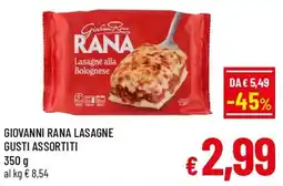 Famila Market Giovanni Rana Lasagne offerta