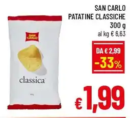 Famila Market San Carlo patatine classiche classica offerta
