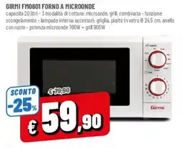 Famila Market Forno a microonde Girmi offerta
