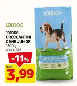 DPiù 101DOG Croccantini Cane Junior offerta