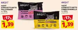 DPiù 44CAT Straccetti Gatto Pollo offerta