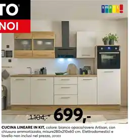 Dipo Arredamenti Cucina lineare in kit smart! offerta