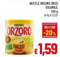 Famila Market Nestlé Orzoro offerta