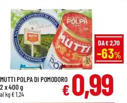 Famila Market Mutti polpa di pomodoro offerta
