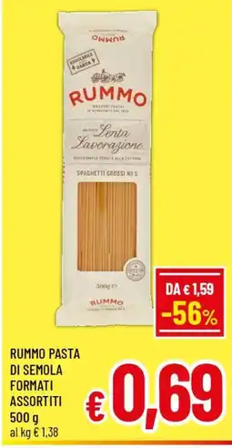 Famila Market Rummo pasta di semola formati assortiti offerta