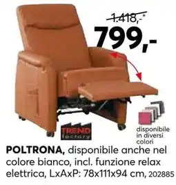 Dipo Arredamenti Poltrona Trend Factory offerta