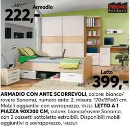 Dipo Arredamenti Armadio Trend Factory offerta