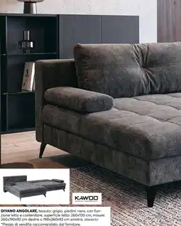 Dipo Arredamenti Divano angolare Kawoo offerta