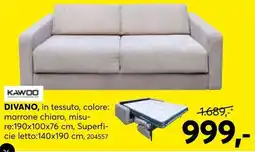 Dipo Arredamenti Divano Kawoo offerta