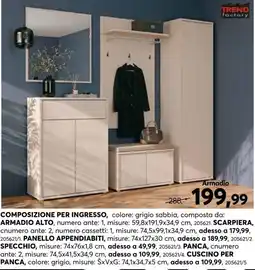 Dipo Arredamenti Trend factory Armadio offerta