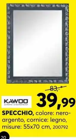 Dipo Arredamenti Specchio Kawoo offerta