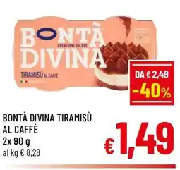 Famila Market Bontà Divina Tiramisù al Caffè offerta