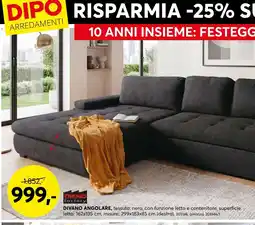 Dipo Arredamenti Divano angolare Trend Factory offerta