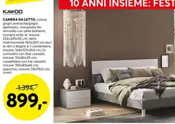 Dipo Arredamenti Camera da letto Kawoo offerta