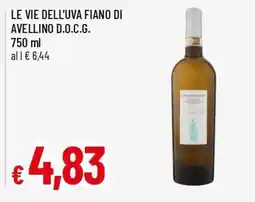 Famila Le Vie dell'Uva Fiano di Avellino D.O.C.G. offerta