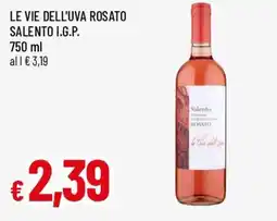 Famila Le vie dell'uva rosato offerta