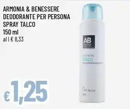 Famila Deodorante per persona spray talco Armonia & Benessere offerta