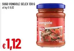 Famila Sugo alle vongole Selex offerta