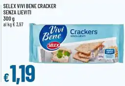 Famila Selex Vivi Bene Crackers senza lieviti offerta