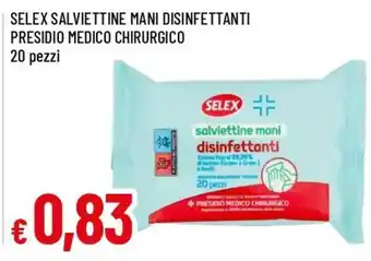 Selex salviettine mani disinfettanti