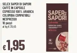 Famila Saper di sapori caffè in capsule offerta