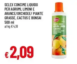 Famila Selex concime liquido per agrumi limoni e arance offerta