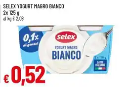 Famila Selex yogurt magro bianco offerta