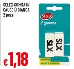 Famila Selex gomma in caucciù bianca offerta