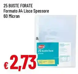 Famila Buste forate Selex offerta