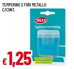 Famila Temperino 2 fori metallo offerta