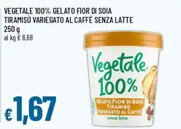 Famila Vegetale 100% gelato fior di soia tiramisù variegato al caffè senza latte offerta