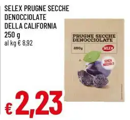 Famila Selex prugne secche denocciolate della california offerta
